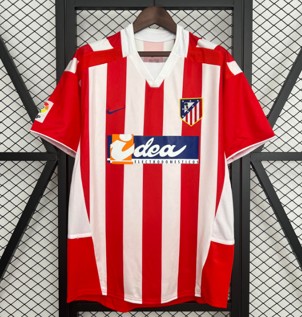2002-03 Atletico Madrid Retro Home Soccer Jersey Shirt